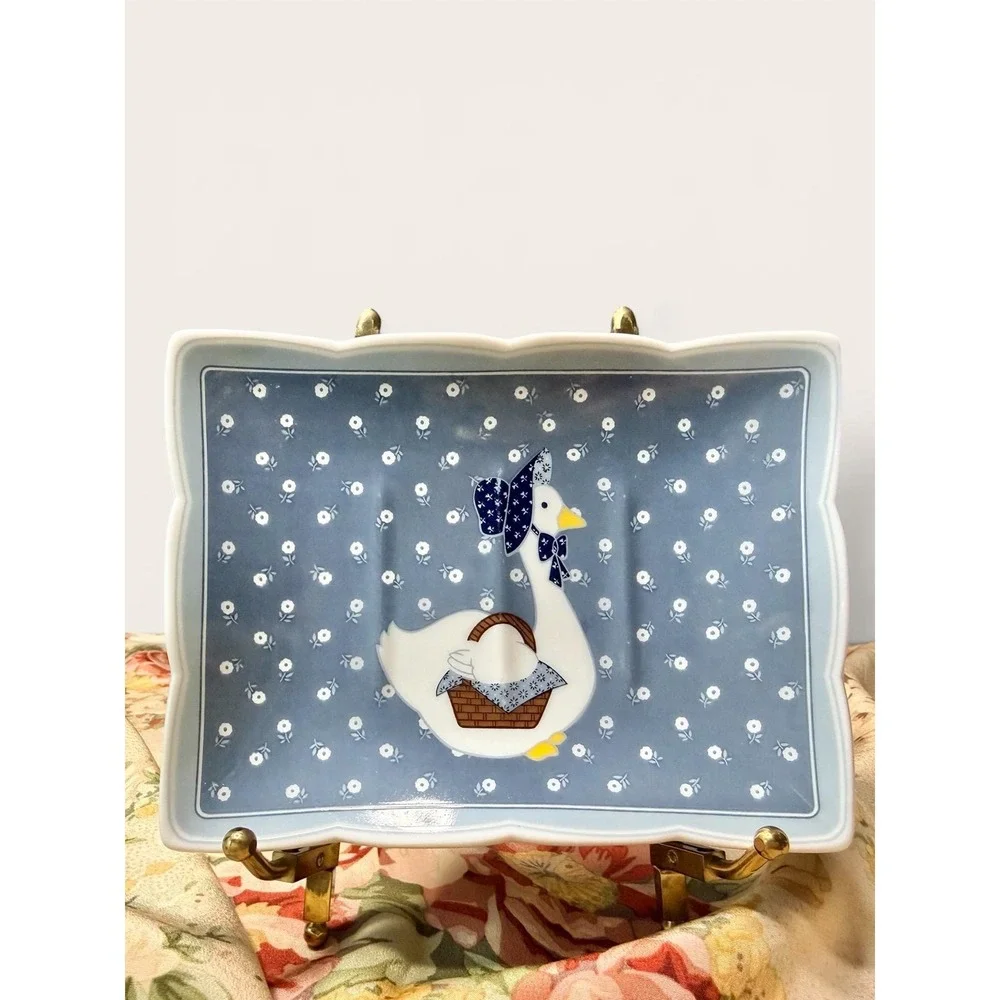 Vintage Gertrude Goose 1986 Soap Dish Japan Cottagecore Coastal Grandmillenial